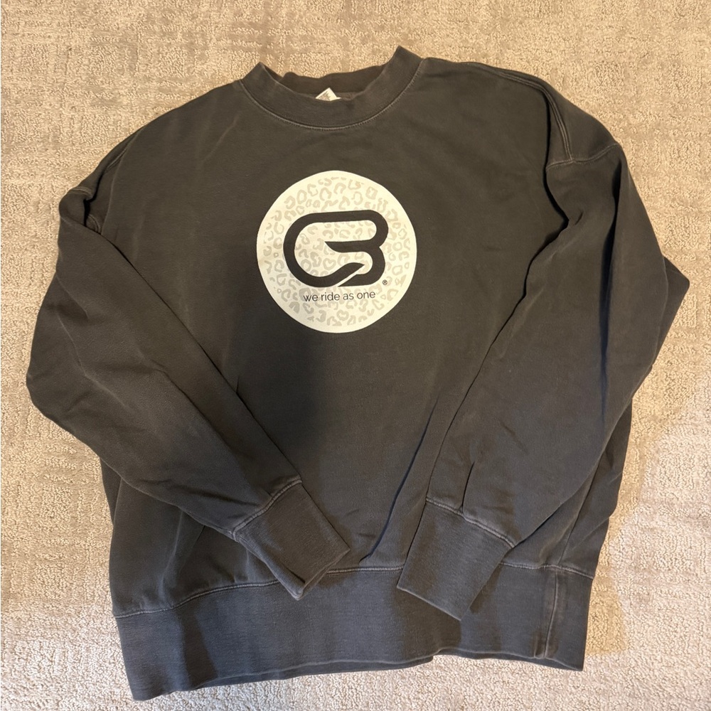 Cyclebar Black Crewneck Sweater